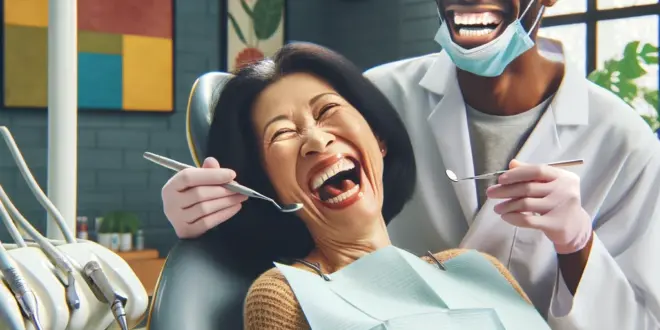 Laugh in your dentist chair